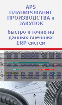 APS планирование на данных ERP